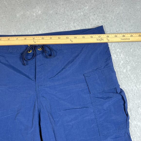 Ralph Lauren Polo Shorts Swimwear Size Medium Blue Board Swim Trunks Pony - Picture 7 of 12